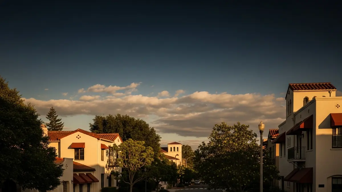 A beautiful golden hour photograph showcasing iconic scenery and landmarks in Arden-Arcade, California.