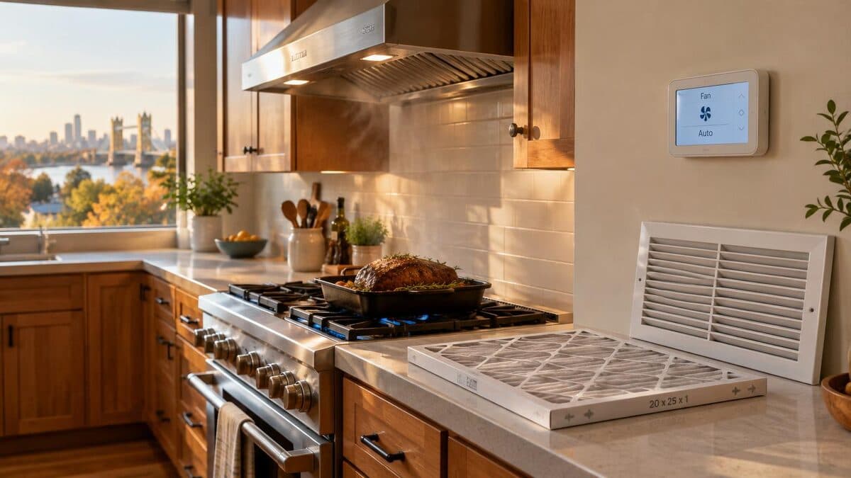 Holiday Cooking Greases Ducts If the Blower Circulates