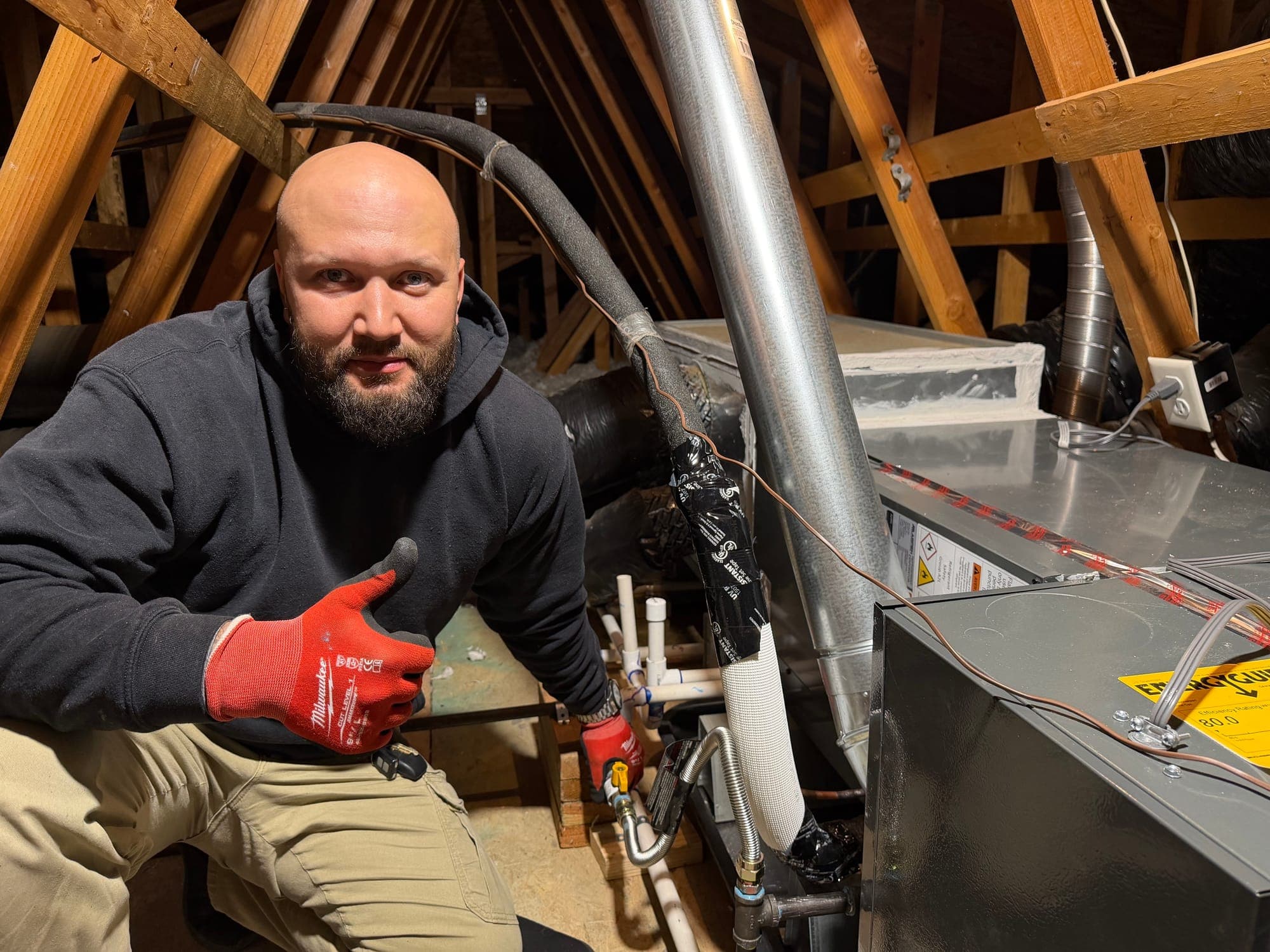 AC Installation job in Sacramento, CA by PULSE HVAC