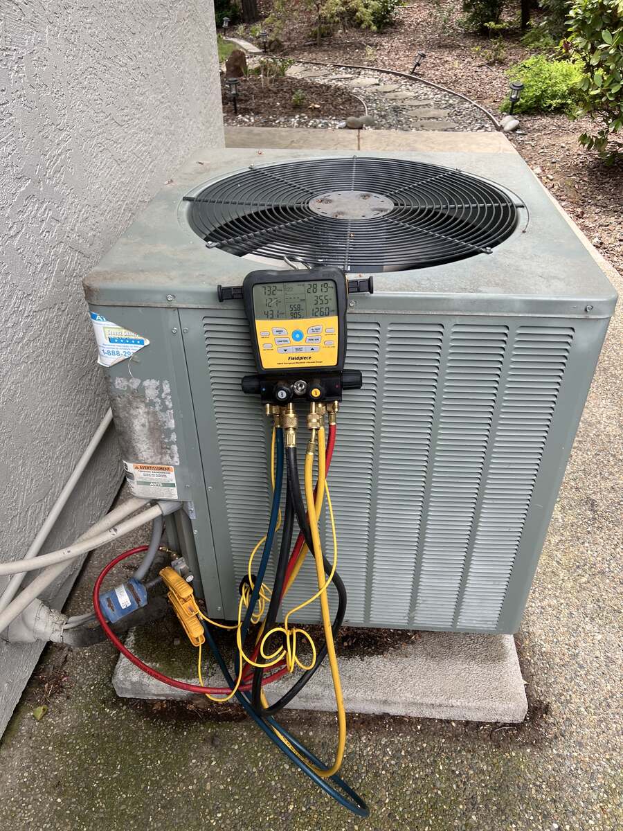 AC Refrigerant Recharge job in Sacramento, CA by PULSE HVAC