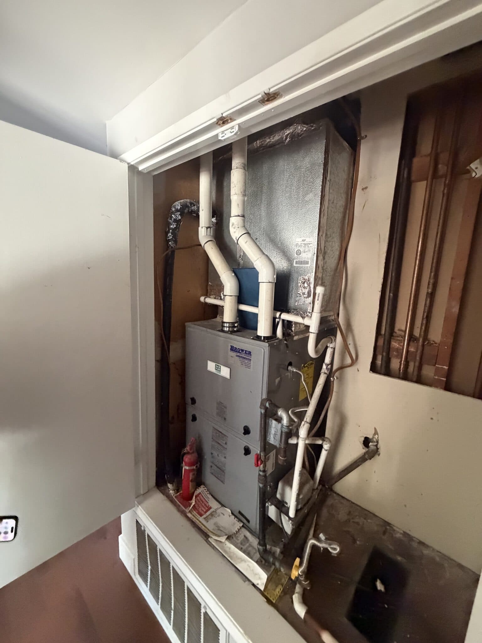 Air Handler Relocation job in Sacramento, CA by PULSE HVAC