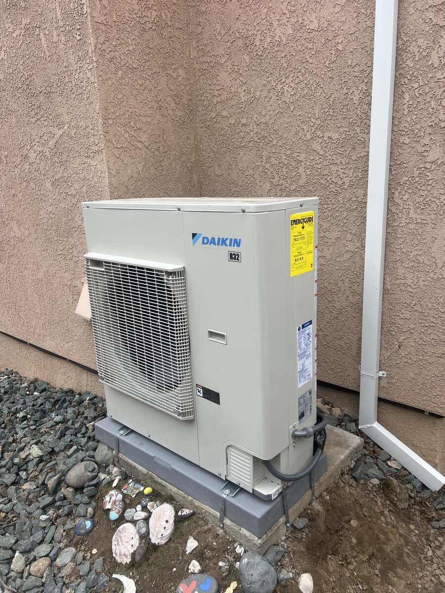 gas to electric heat pump conversion job in Antelope, CA by PULSE HVAC