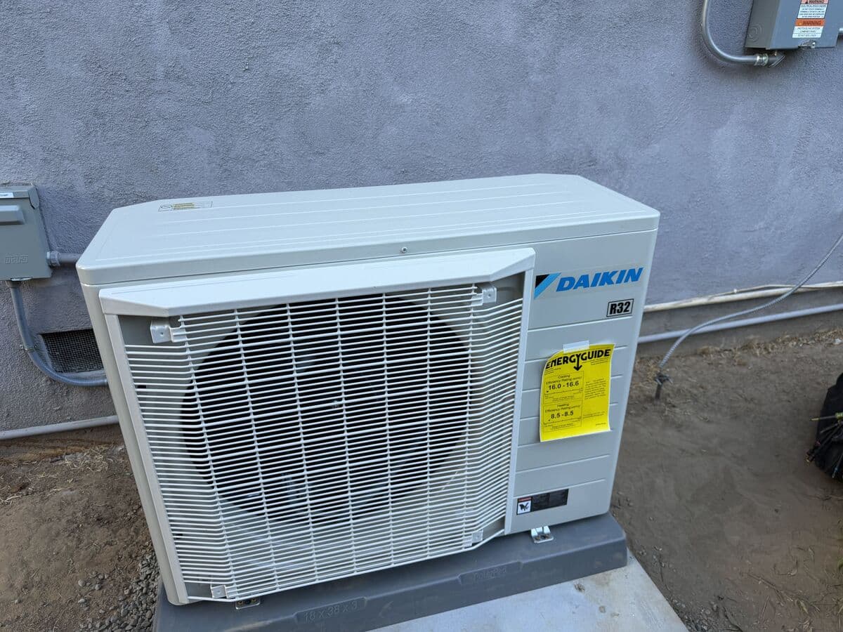 gas to electric heat pump conversion job in Sacramento, CA by PULSE HVAC