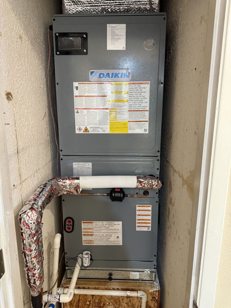 Heat Pump Air Handler Replacement job in Carmichael, CA by PULSE HVAC