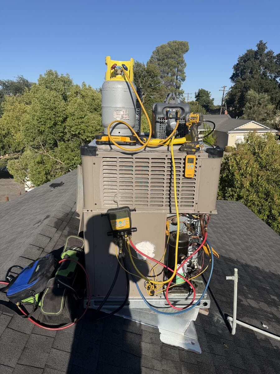 Package Unit Repair job in Sacramento, CA by PULSE HVAC
