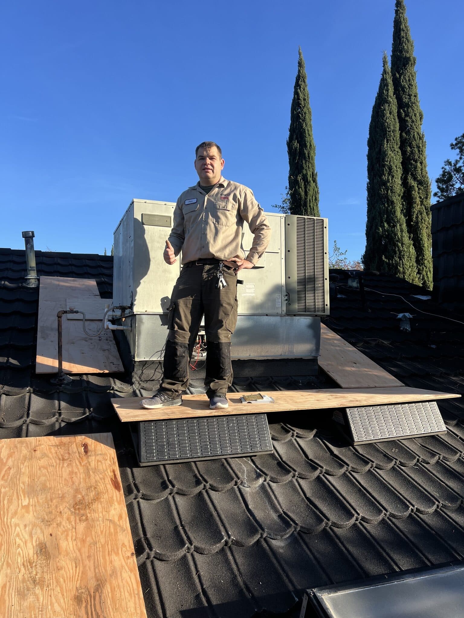 Rooftop Package Unit Service job in Sacramento, CA by PULSE HVAC